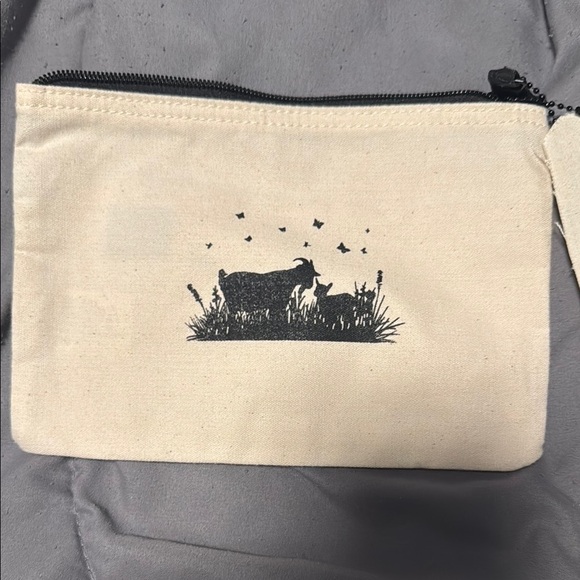 Dionis canvas makeup bag - Picture 3 of 5